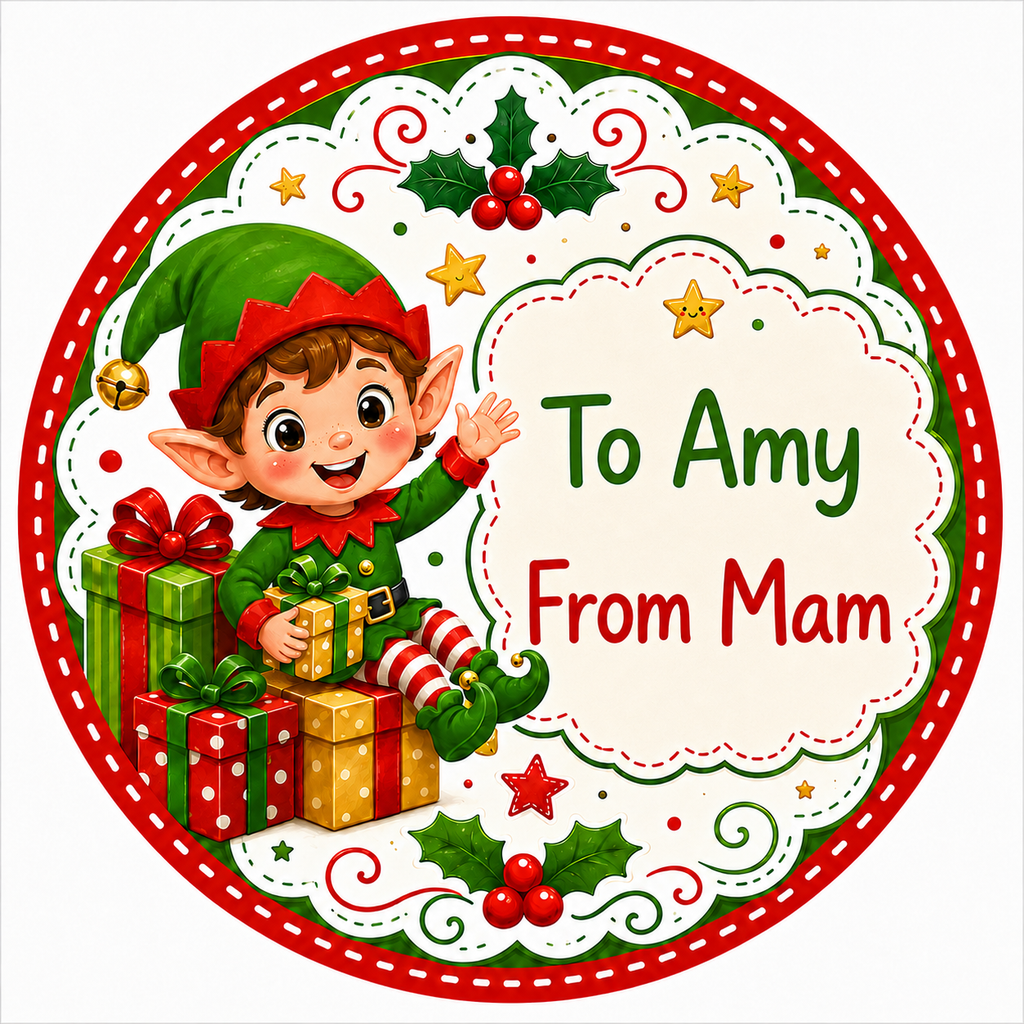Christmas Gift Labels — Personalised