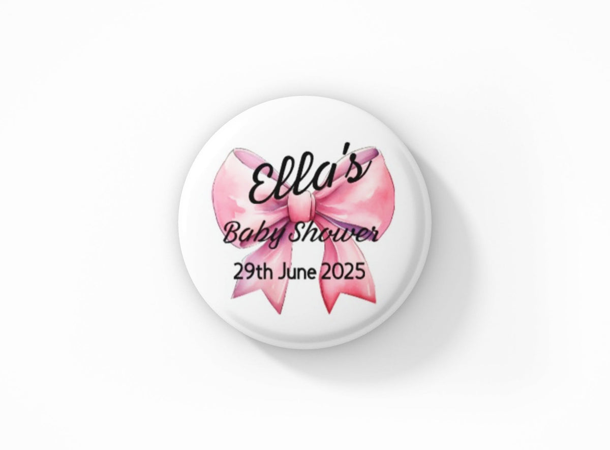 Baby Shower badge — 58 mm