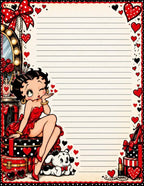 Betty Boop Dressing Table — 5 × 7 Lined Notepad