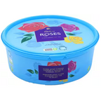 Cadbury Roses tub shown for fit reference only; tub and sweets are not included