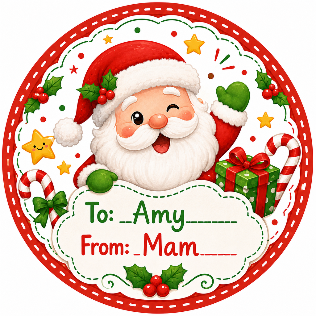 Christmas Gift Labels — Personalised